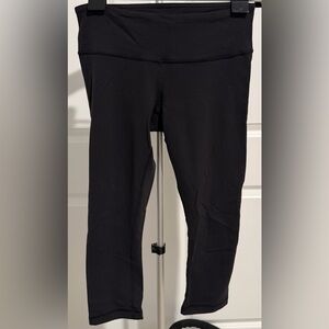 Lululemon Black Cropped Leggings Size S